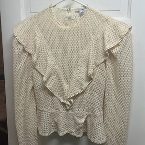 Sabina Musayev Peplum L/S blouse